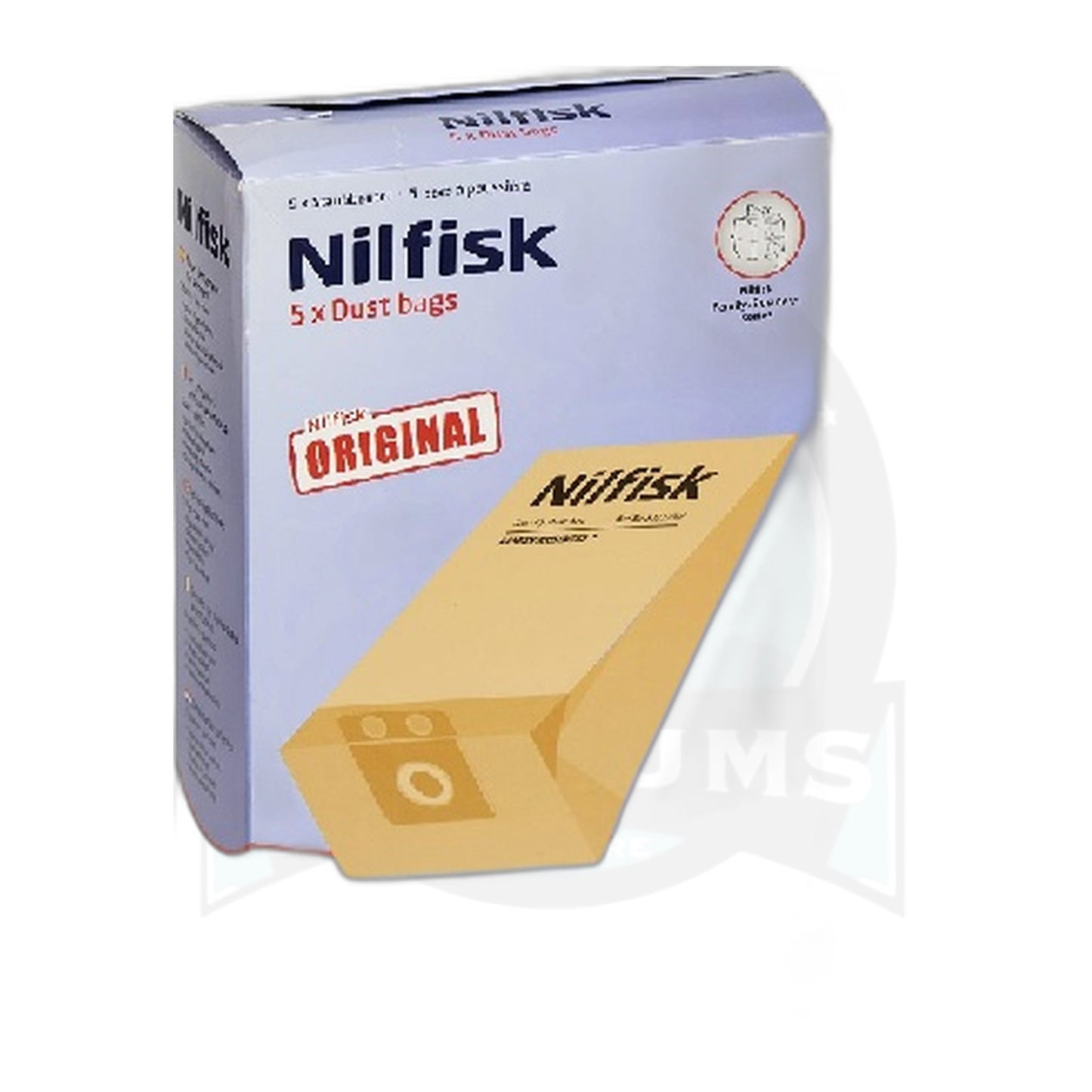 Nilfisk Family Vac & Business Vac Paper Bags (5-Pack)