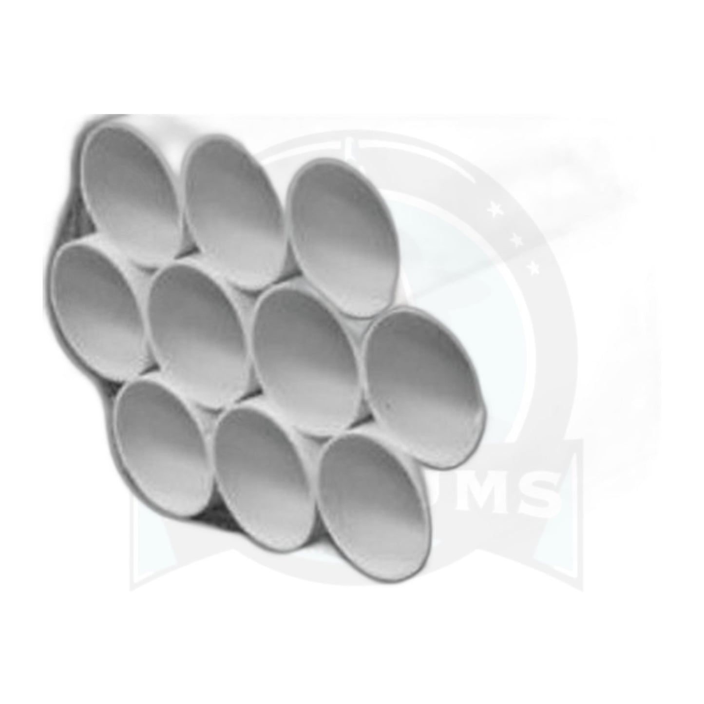 2-Inch x 5 Ft White PVC Pipe - Central Vacuum Tubing