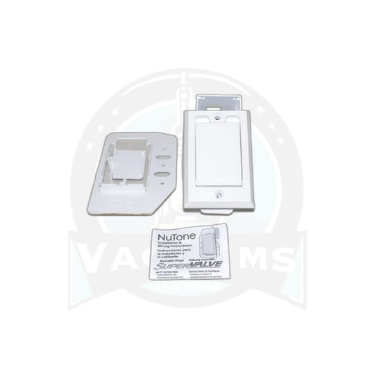 White Inlet Valve - Nutone Central Vacuum - Nutone