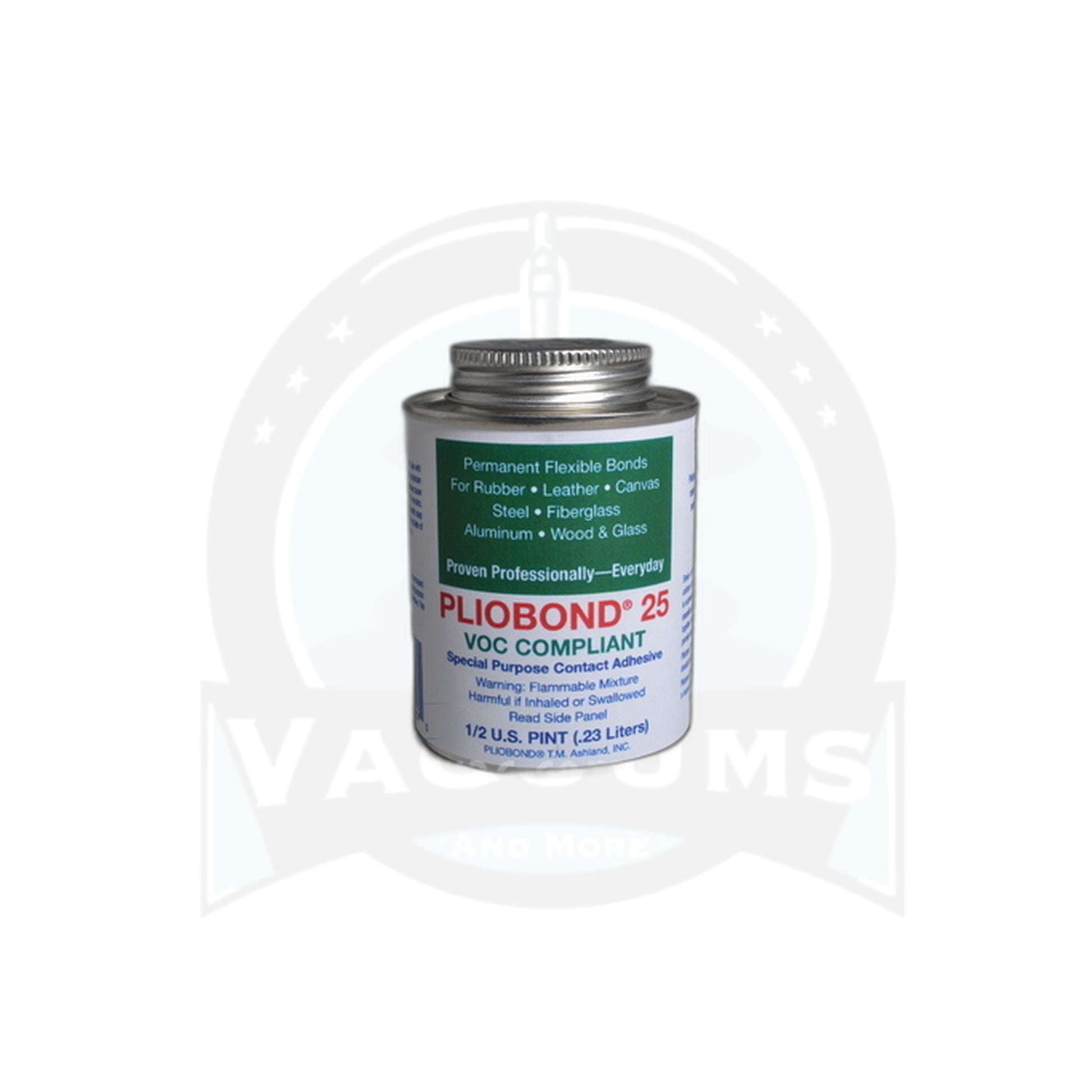 Voc Compliant Pliobond Glue - 1/2 Pint with Brush - Vacuums and More