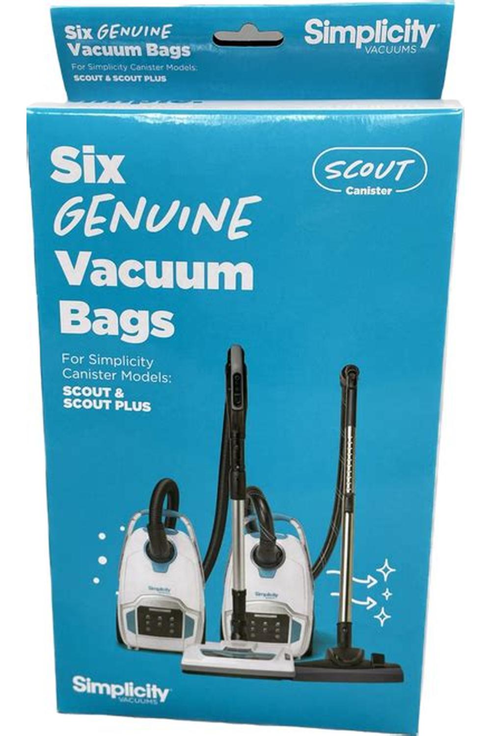 Scout/Scout Plus HEPA Bags 6 Pk