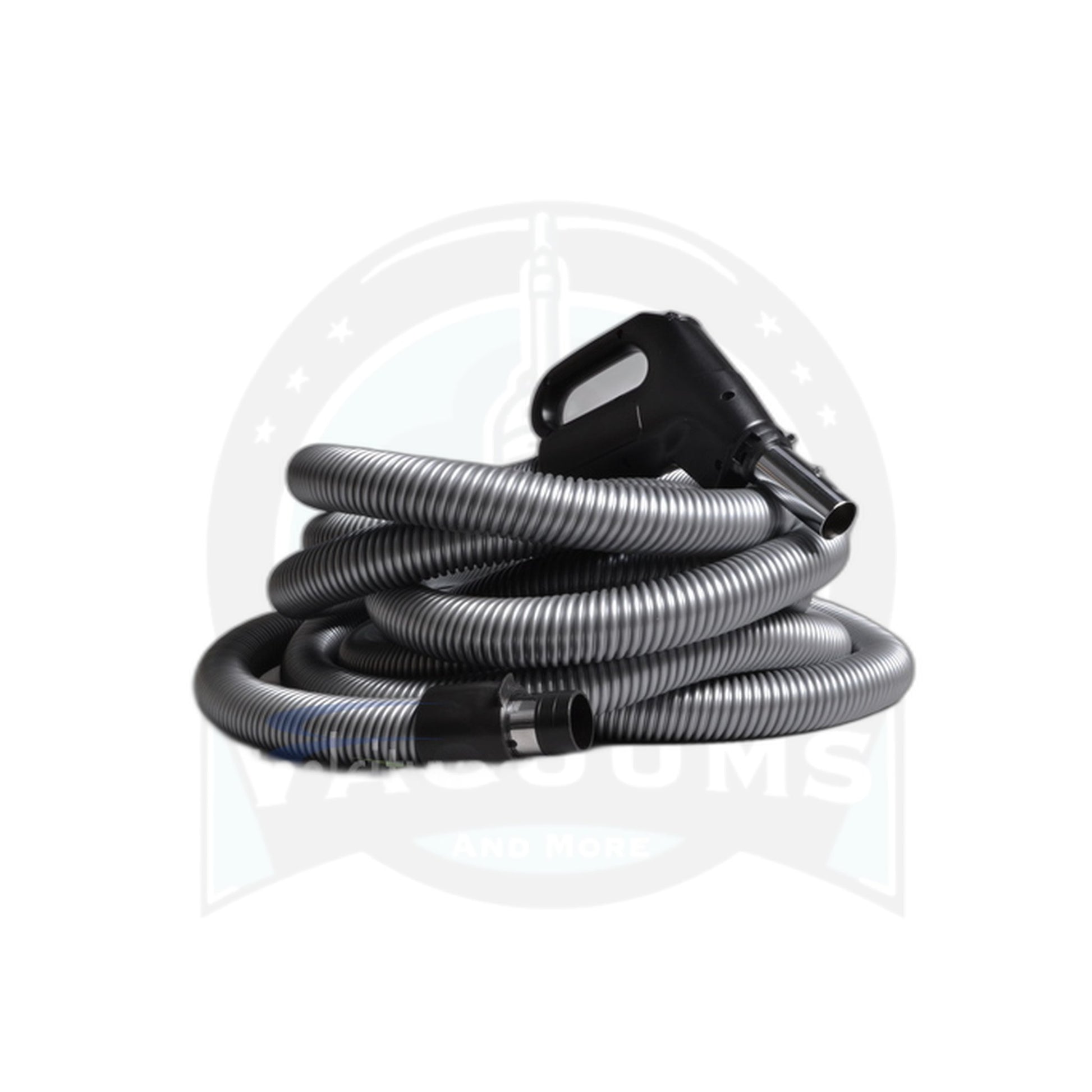 Plastiflex Low-Voltage Hose Assembly with Button, 30 Ft, Gas Pump Grip, Black & - Plastiflex