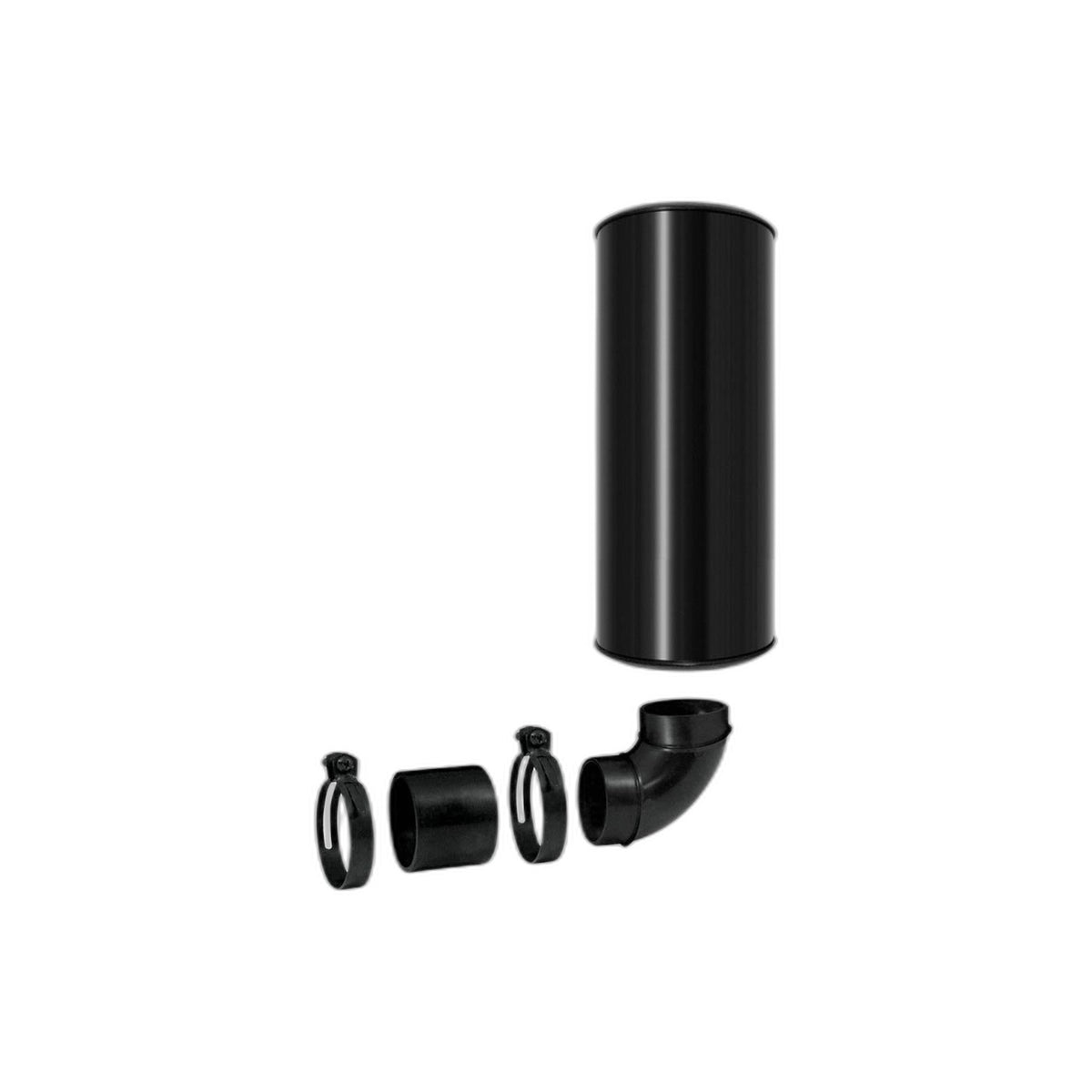 Central Vacuum Muffler Installation Kit with ABS Fittings