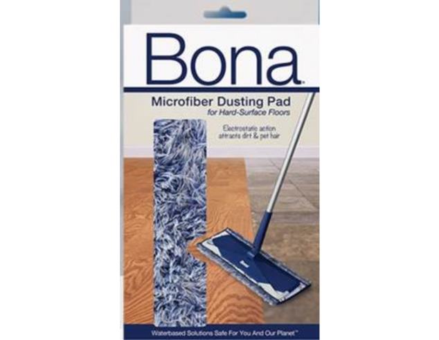 Bona Microfiber Dusting Pad – Blue, 4" x 15"