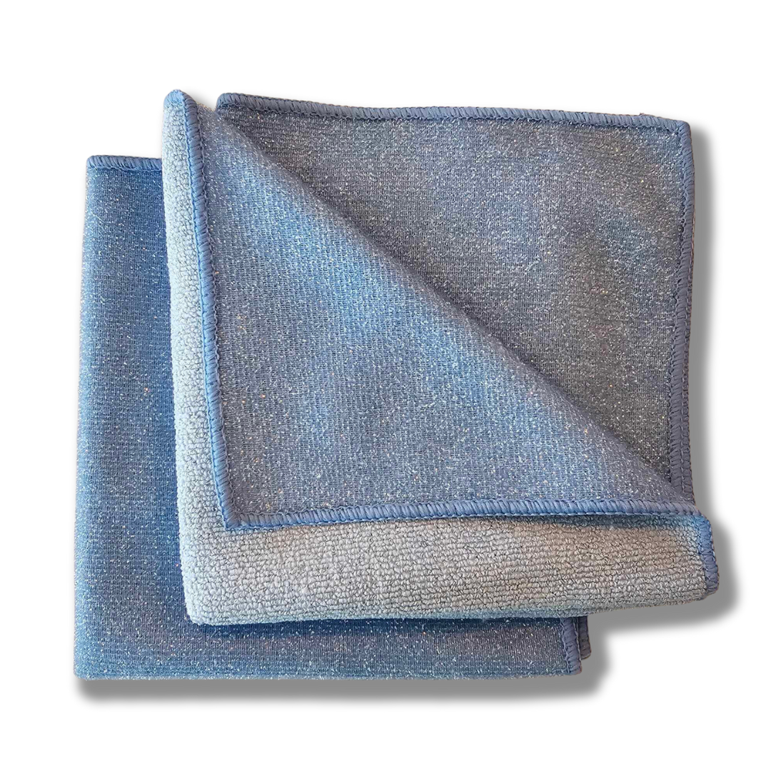 Clean-Eez Microscrub Cleaning Cloths – 16" x 16", 2 Pack