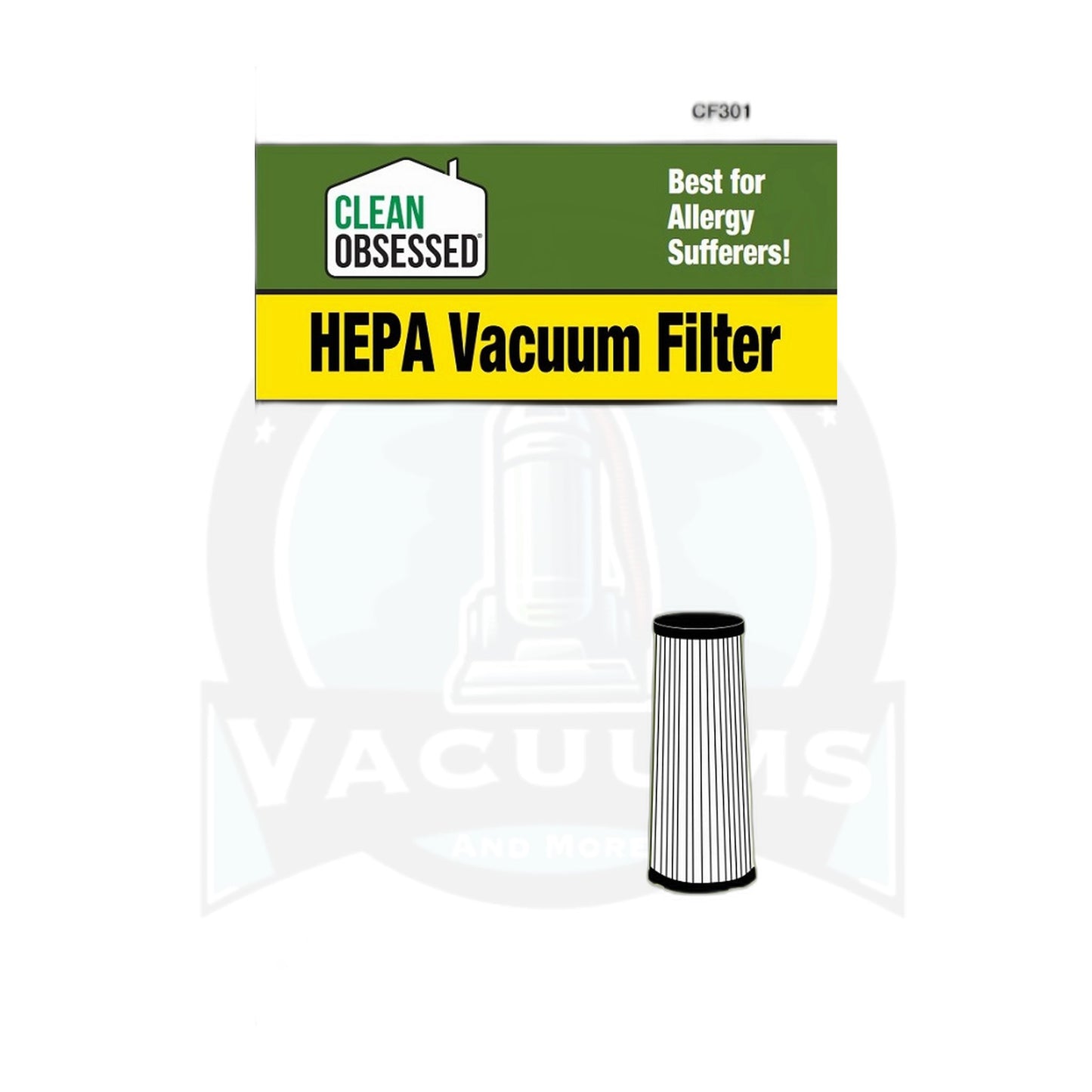 Clean Obsessed F1 Filter for Royal / Dirt Devil Vacuums (Replacement)