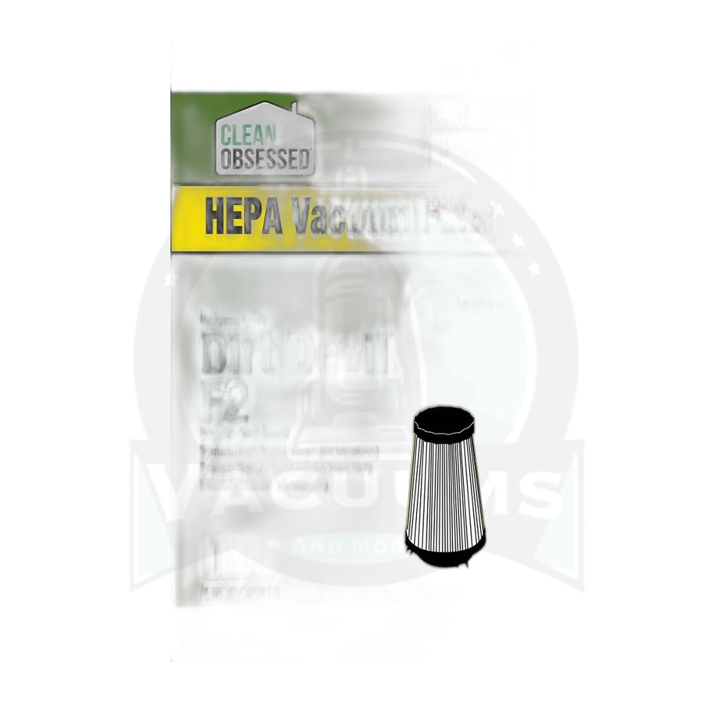 Clean Obsessed F2 HEPA Filter for Royal & Dirt Devil Vacuums