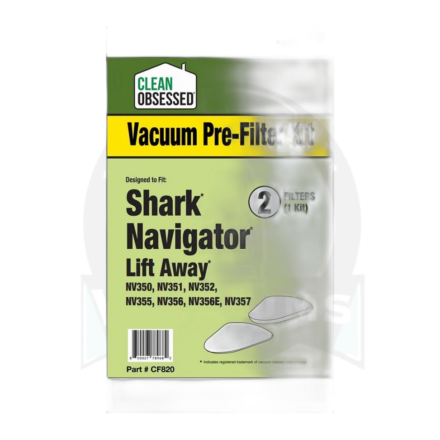 Foam & Felt Pre-Filter Set for Shark Navigator Lift-Away NV350 Series
