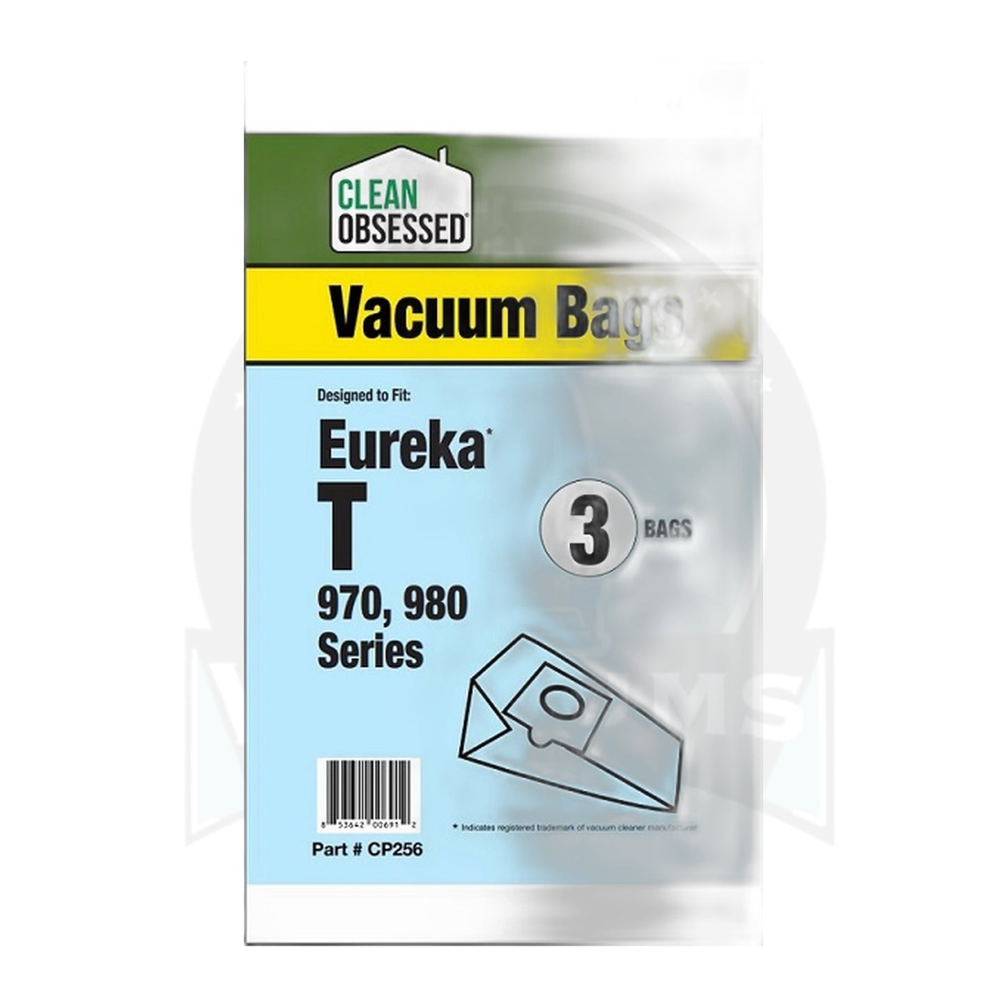 Clean Obsessed Eureka Type T Micro Paper Vacuum Bags, 3-Pack