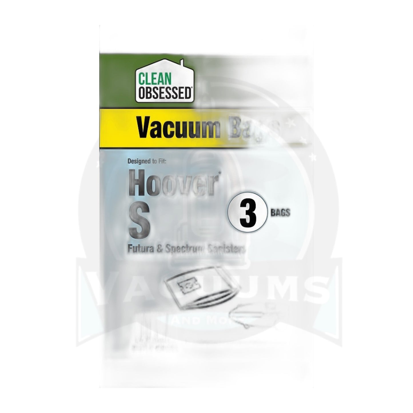 Clean Obsessed Hoover Type S Micro Filtration Vacuum Bags, 3-Pack