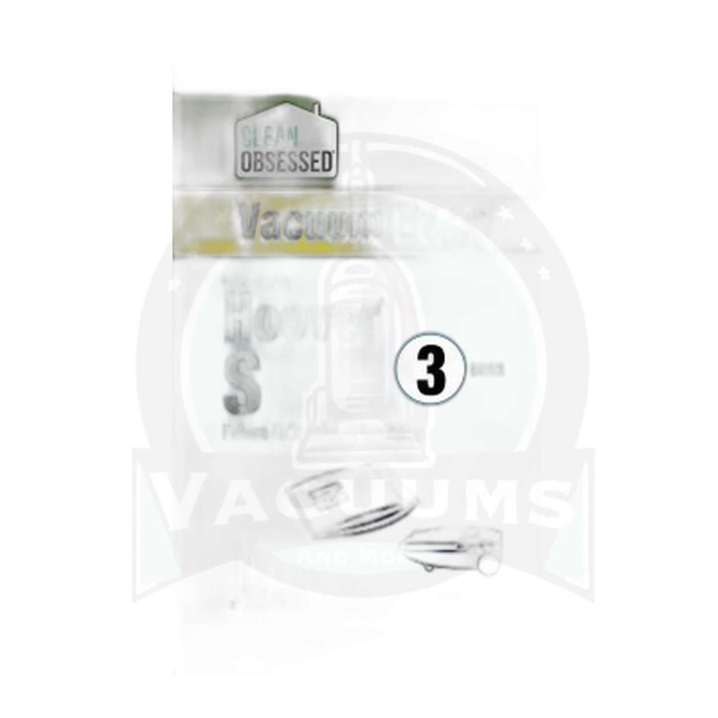 Clean Obsessed Hoover Type S Micro Filtration Vacuum Bags, 3-Pack