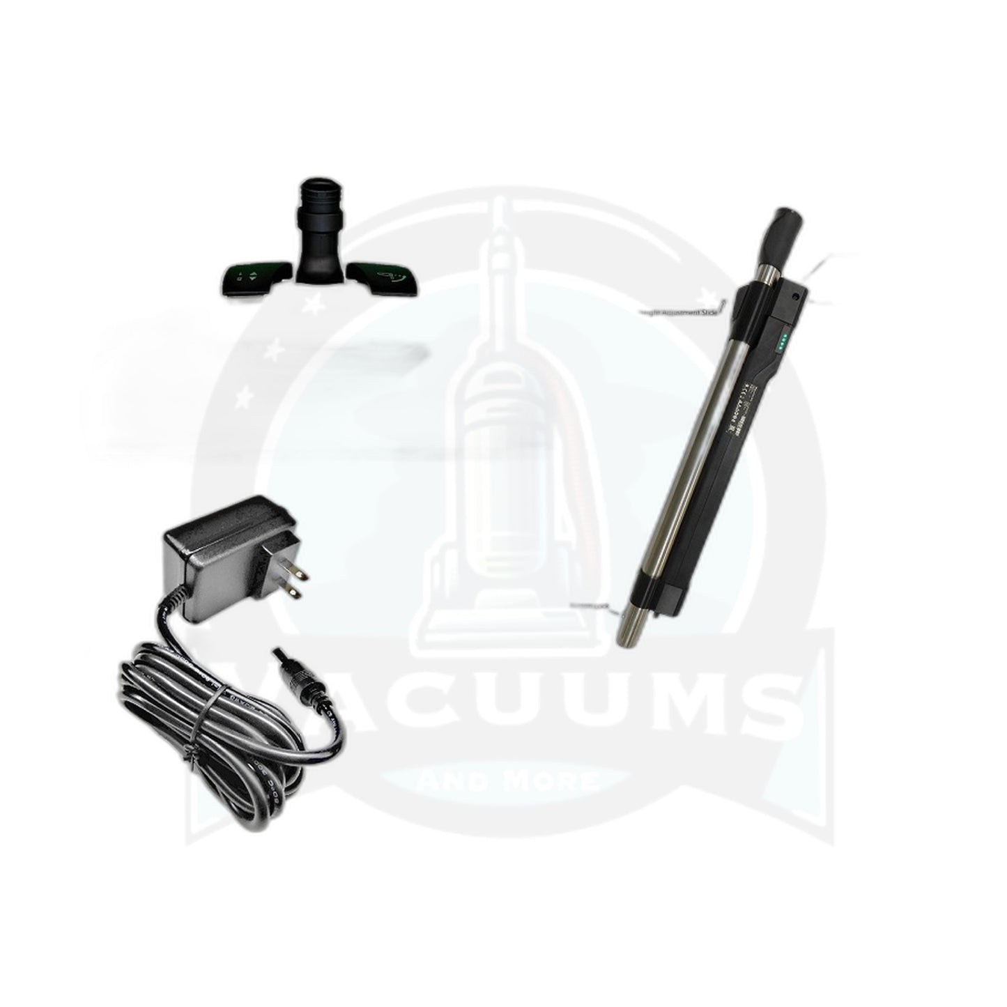 Wessel-Werk EBK360 Battery Power Nozzle Kit, Light Gray, with Wand & Charger
