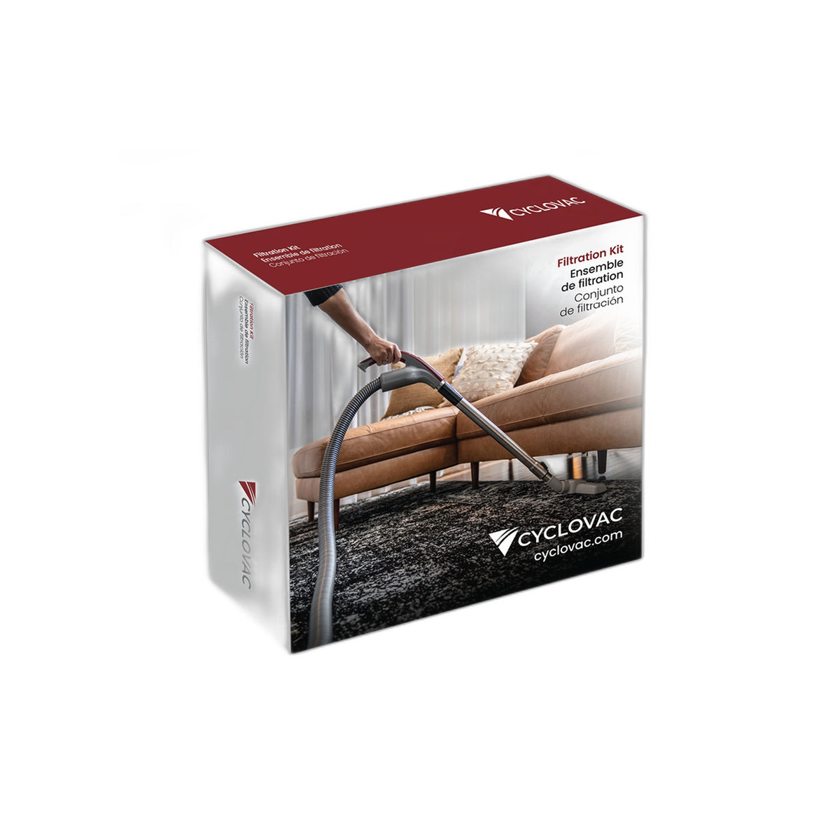 Trovac Heavy-Duty Electrostatic Central Vacuum Bags, 5.3 gal, Set of 3