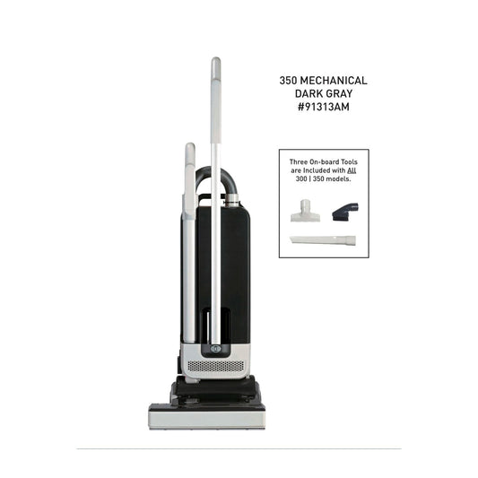 SEBO 350 MECHANICAL upright vacuum in Light Gray / Gray Black