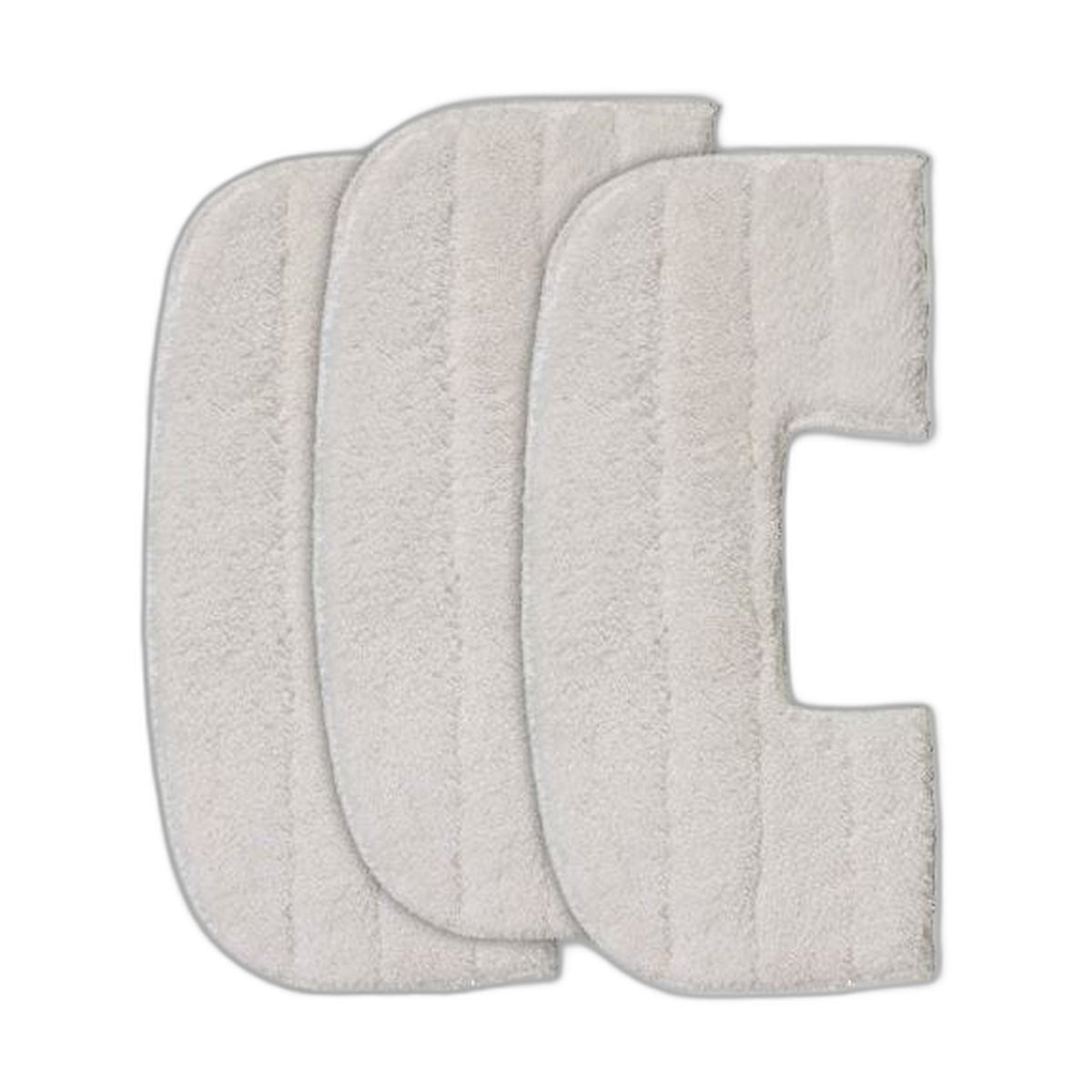 Simplicity White Microfiber Floor Polishing Pads for Vac+Shine Rug/Floor Tool, 3-Pack