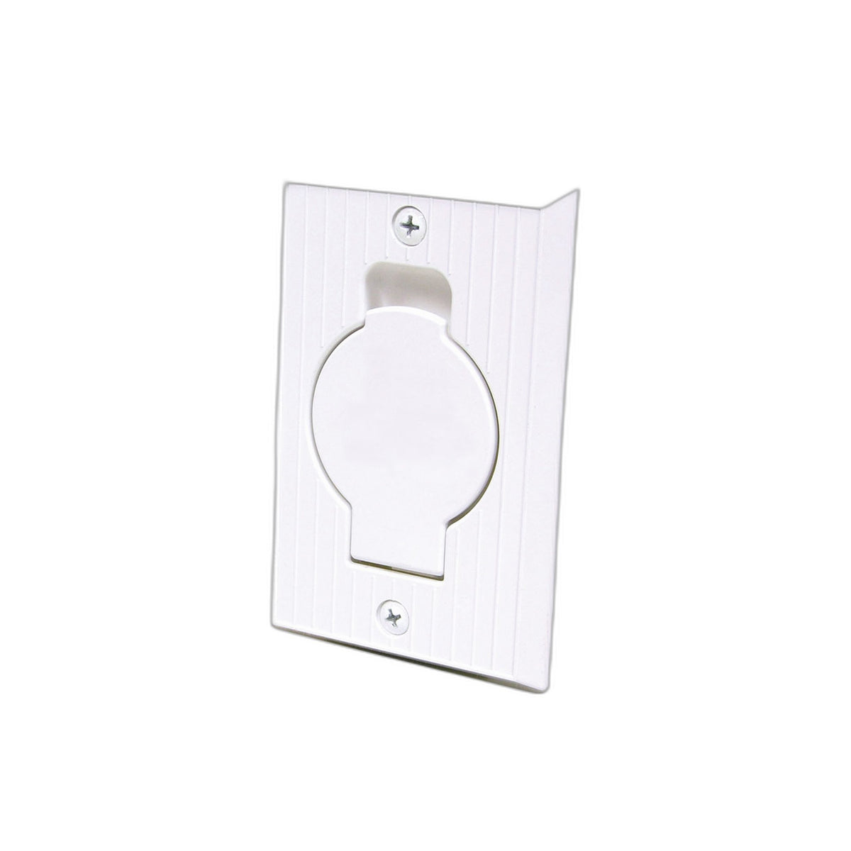 Vaculine White Plastic Utility Inlet