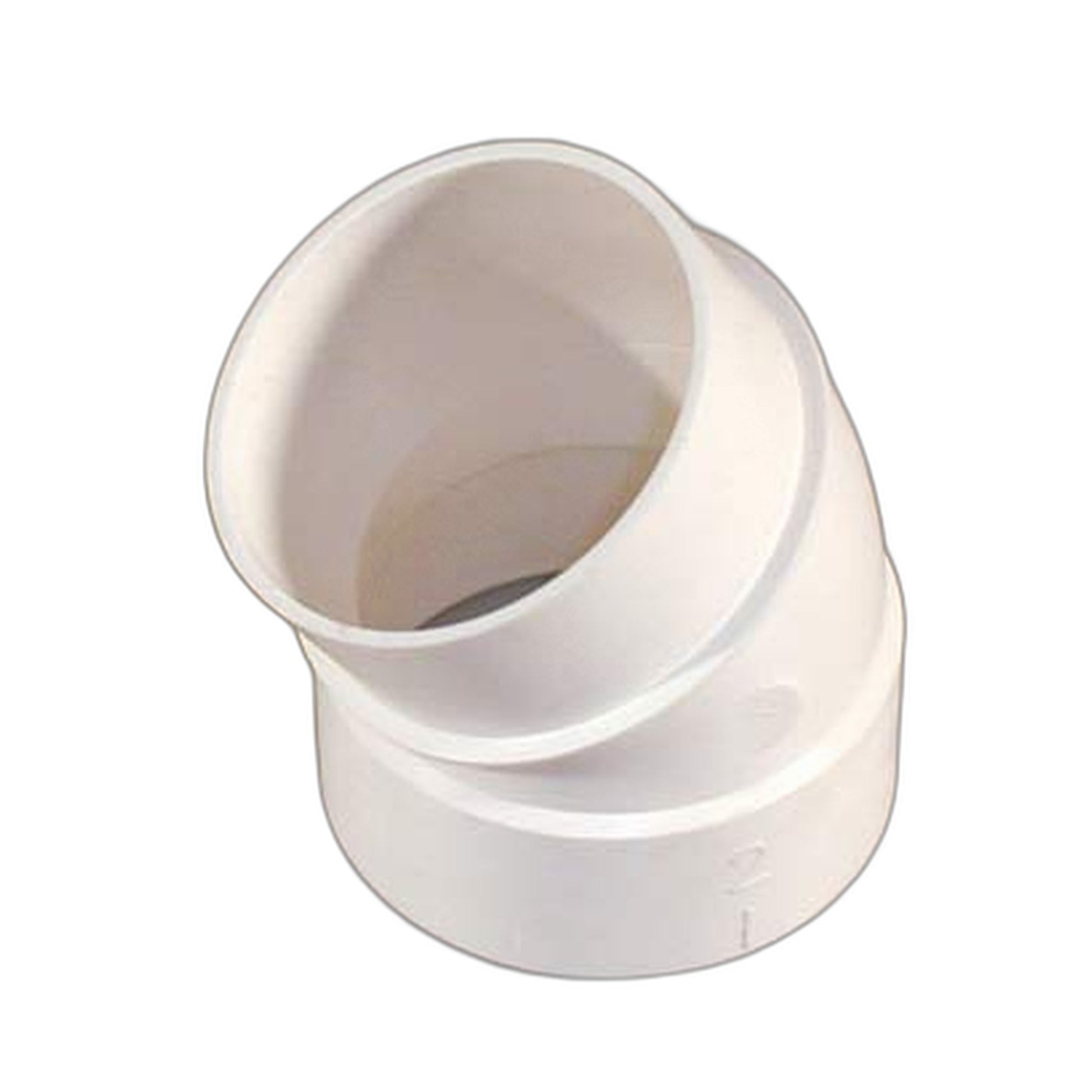 30 Degree Spigot PVC Central Vacuum Fitting, 2 Inch