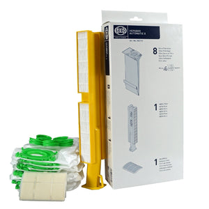 Genuine SEBO X1/X2/X4/X5 HEPA service box with 8 bags and filters