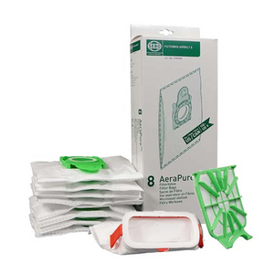 Genuine SEBO E1/E2/E3 service box with 8 bags and filters
