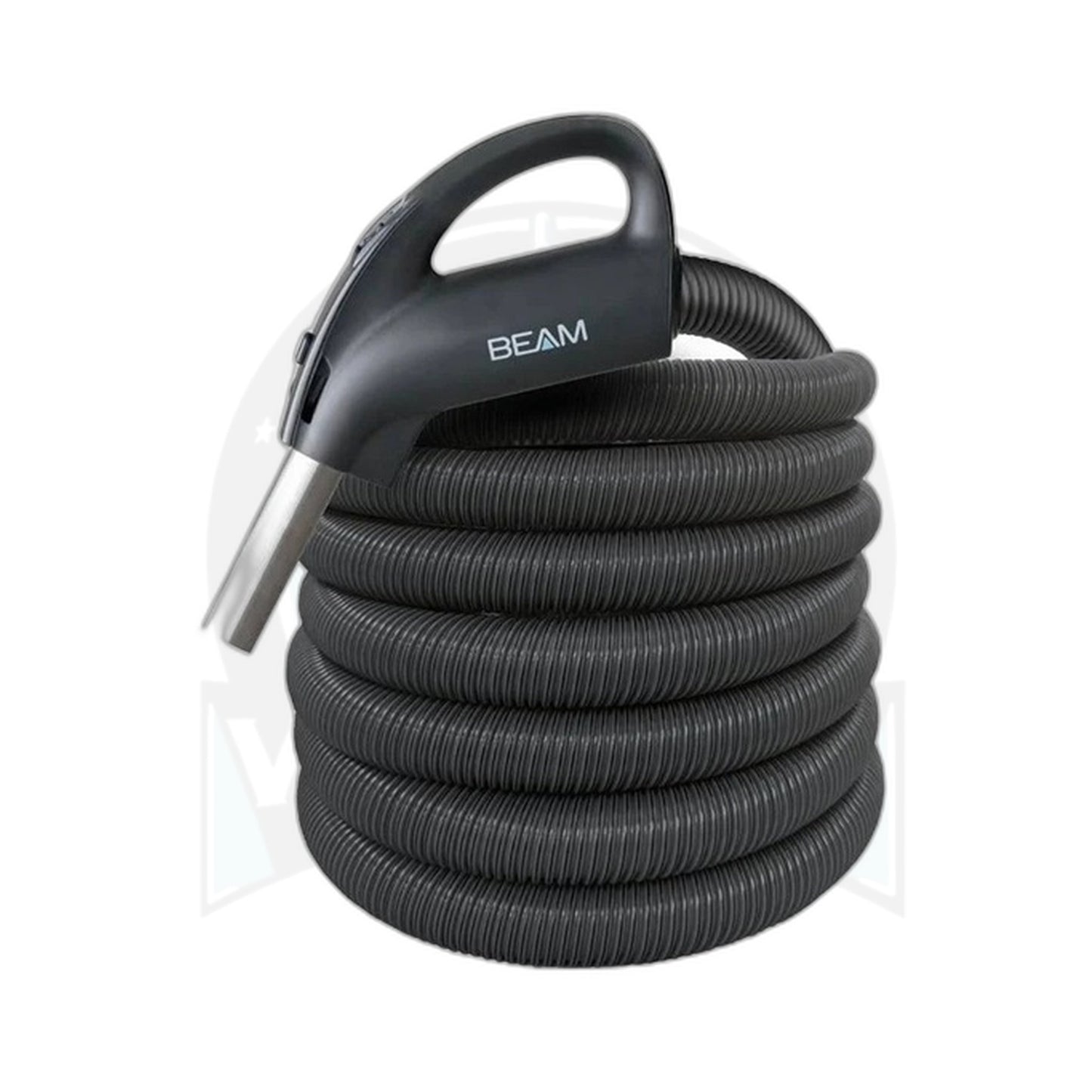 Beam 2024 Trovac Dual-Voltage 30 ft Pigtail Central Vac Hose, 1-3/8"