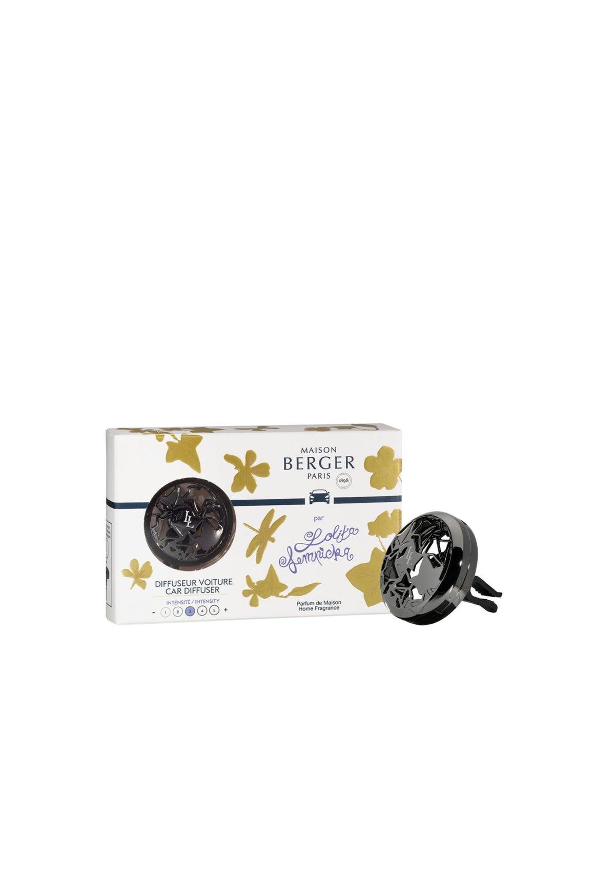 Maison Berger Lolita Lempicka Gun Metal Car Diffuser Kit