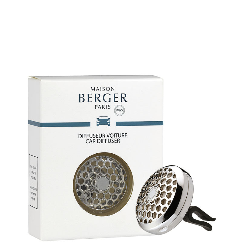 Maison Berger Honeycomb Car Diffuser Vent Clip—Chrome