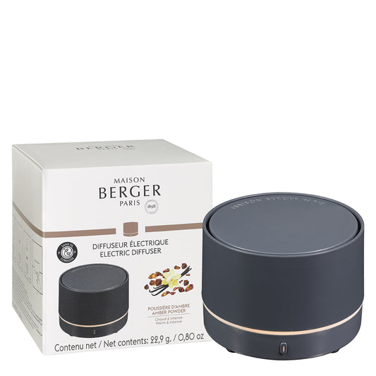 Maison Berger Nomad Diffuser Set – Grey, Amber Powder