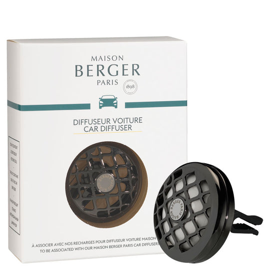 Maison Berger Resonance Car Diffuser Clip – Gunmetal, No Fragrance