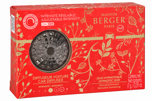 Maison Berger Celebration On/Off Car Diffuser Kit – Hypnotic Oud