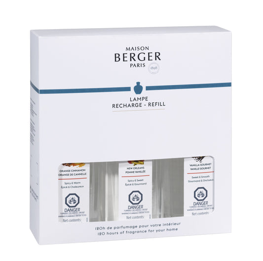 Maison Berger Warm Fragrance Lamp Refill Trio Pack