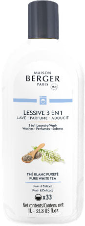 Maison Berger Pure White Tea Laundry Wash – 1 L