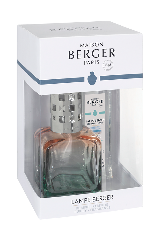 Maison Berger Glaçon Peach-Green Gradient Lamp Gift Set with Ocean Breeze