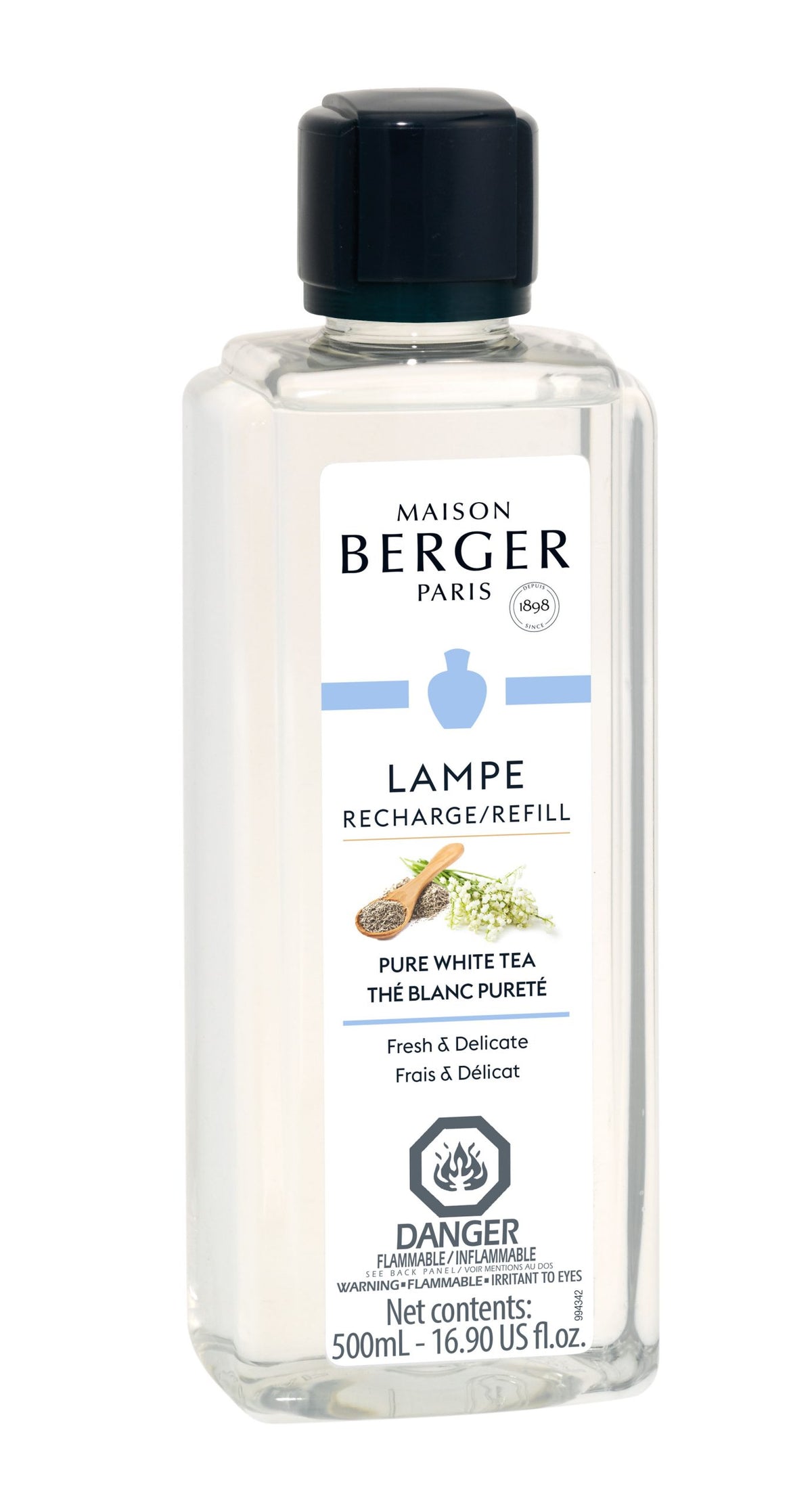Maison Berger Pure White Tea Lamp Refill – 500 mL