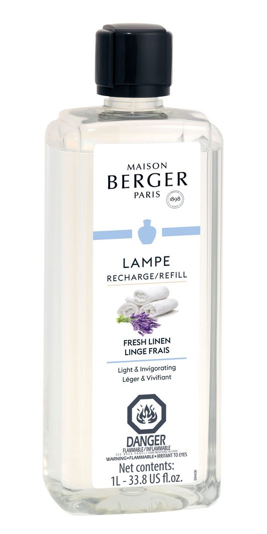 Maison Berger Fresh Linen Lamp Refill – 1 L