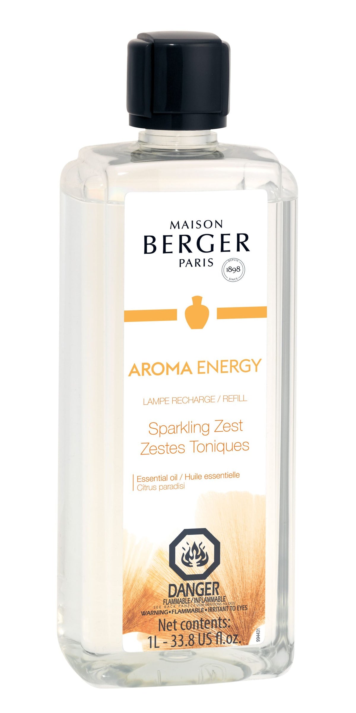 Maison Berger AROMA ENERGY : Sparkling Zest Lamp Refill – 1 L