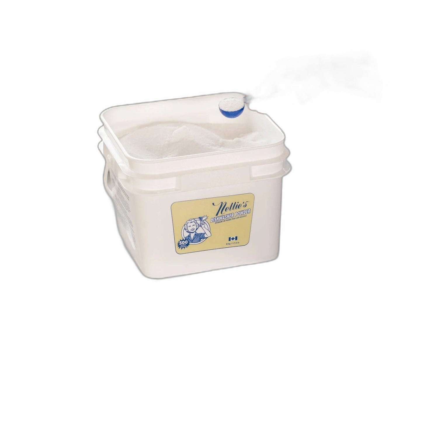 Nellie's Dishwasher Powder Tin, 100 Scoops