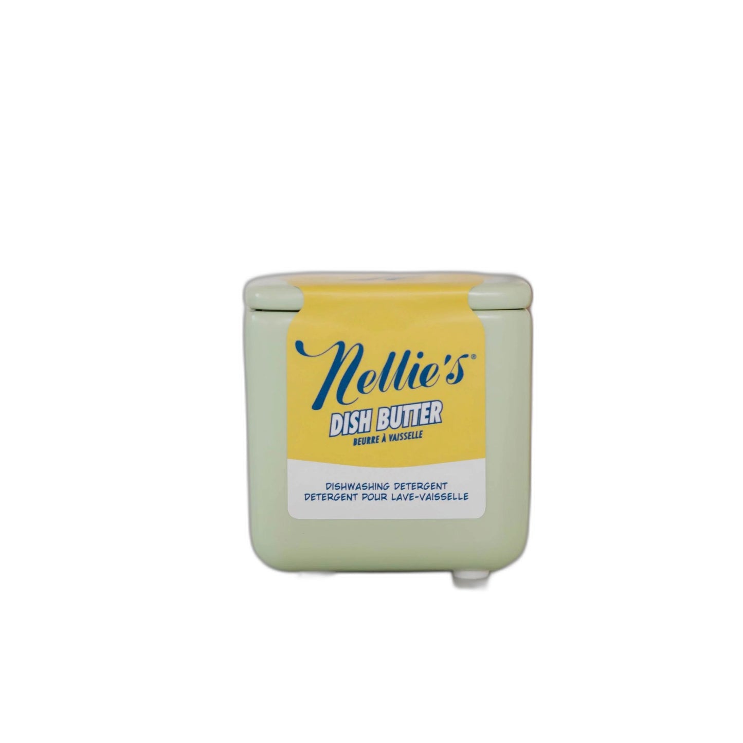 Nellie's Dish Butter, Green Ceramic Dish