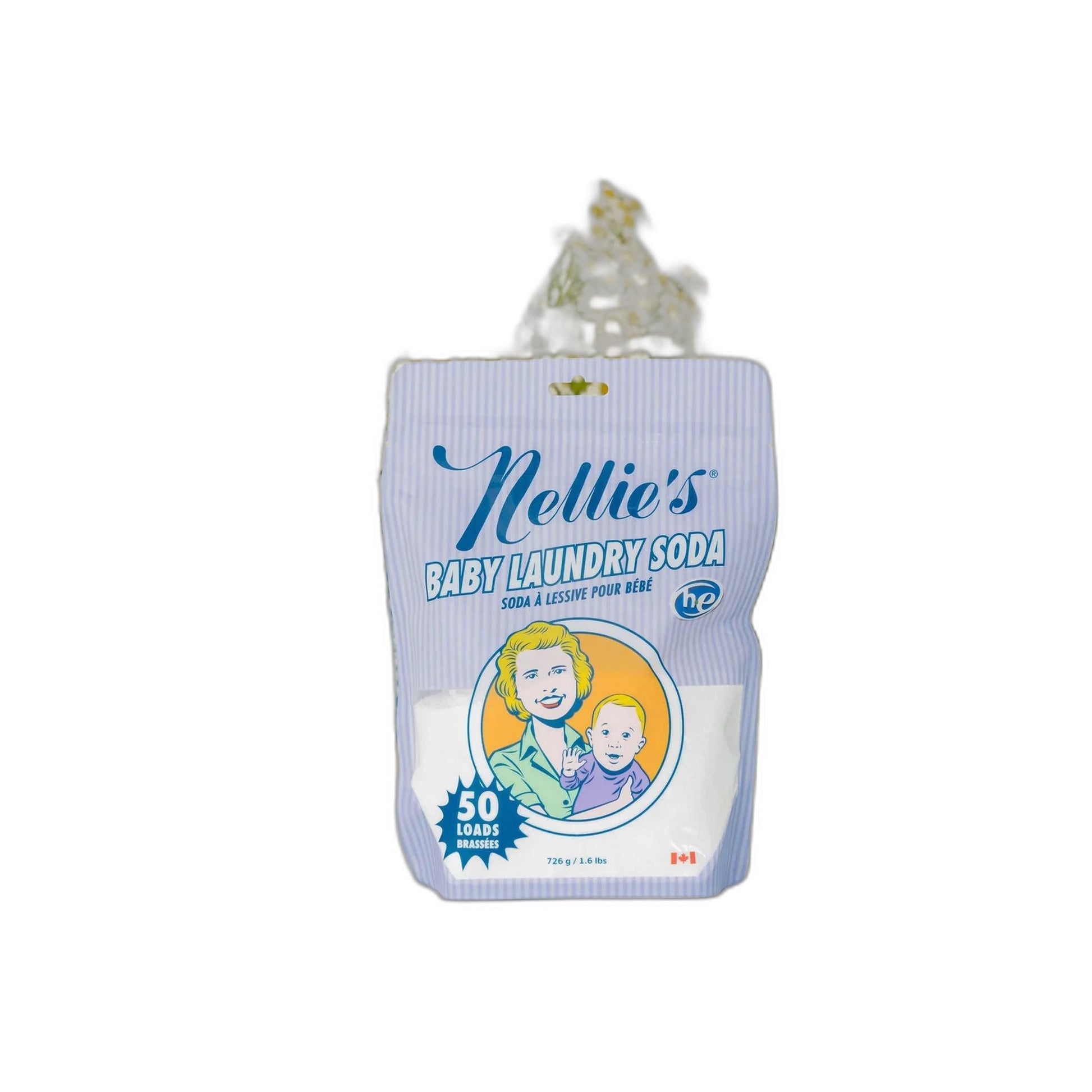 Nellie's Baby Laundry Soda Tin, 80 Loads