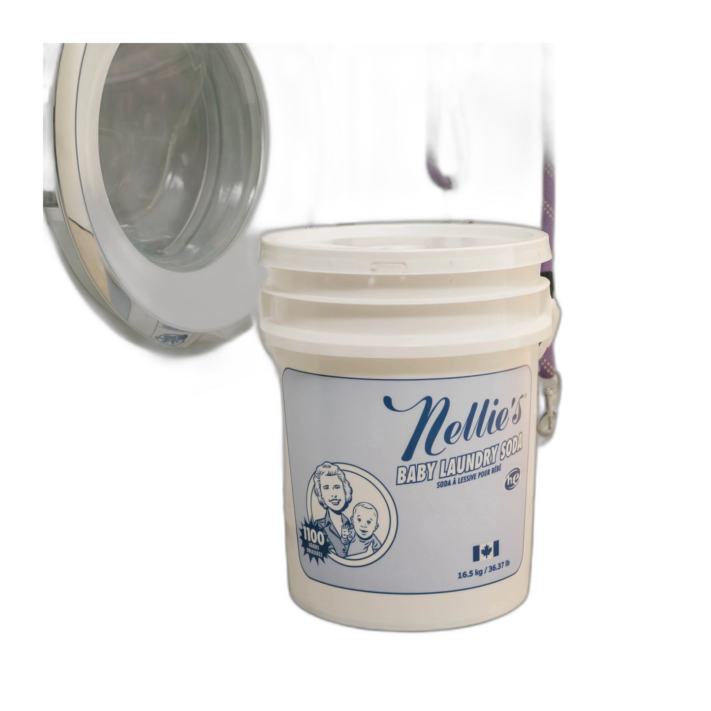 Nellie's Baby Laundry Soda Tin, 80 Loads