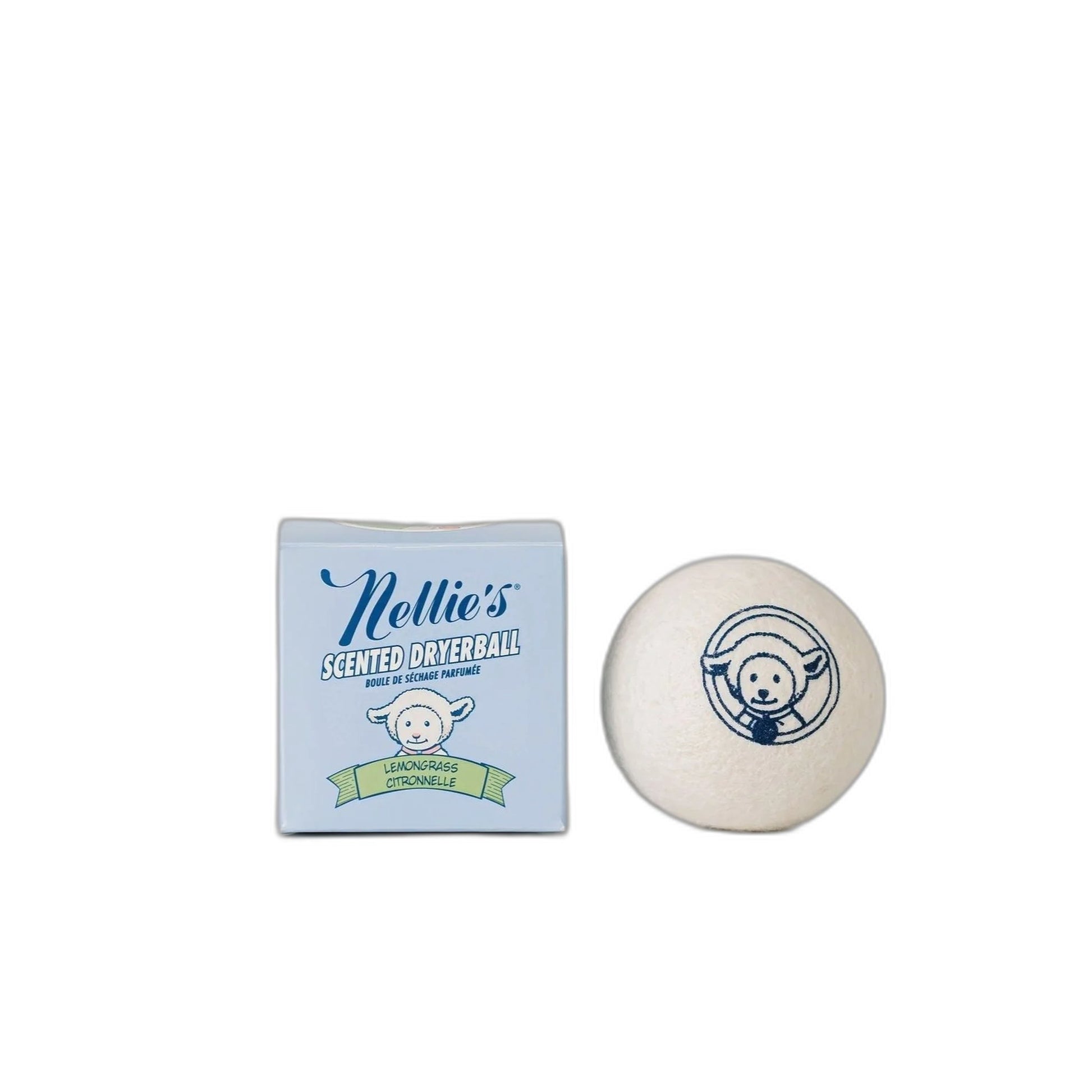 Nellie's Scented Wool Dryerball, Lemongrass
