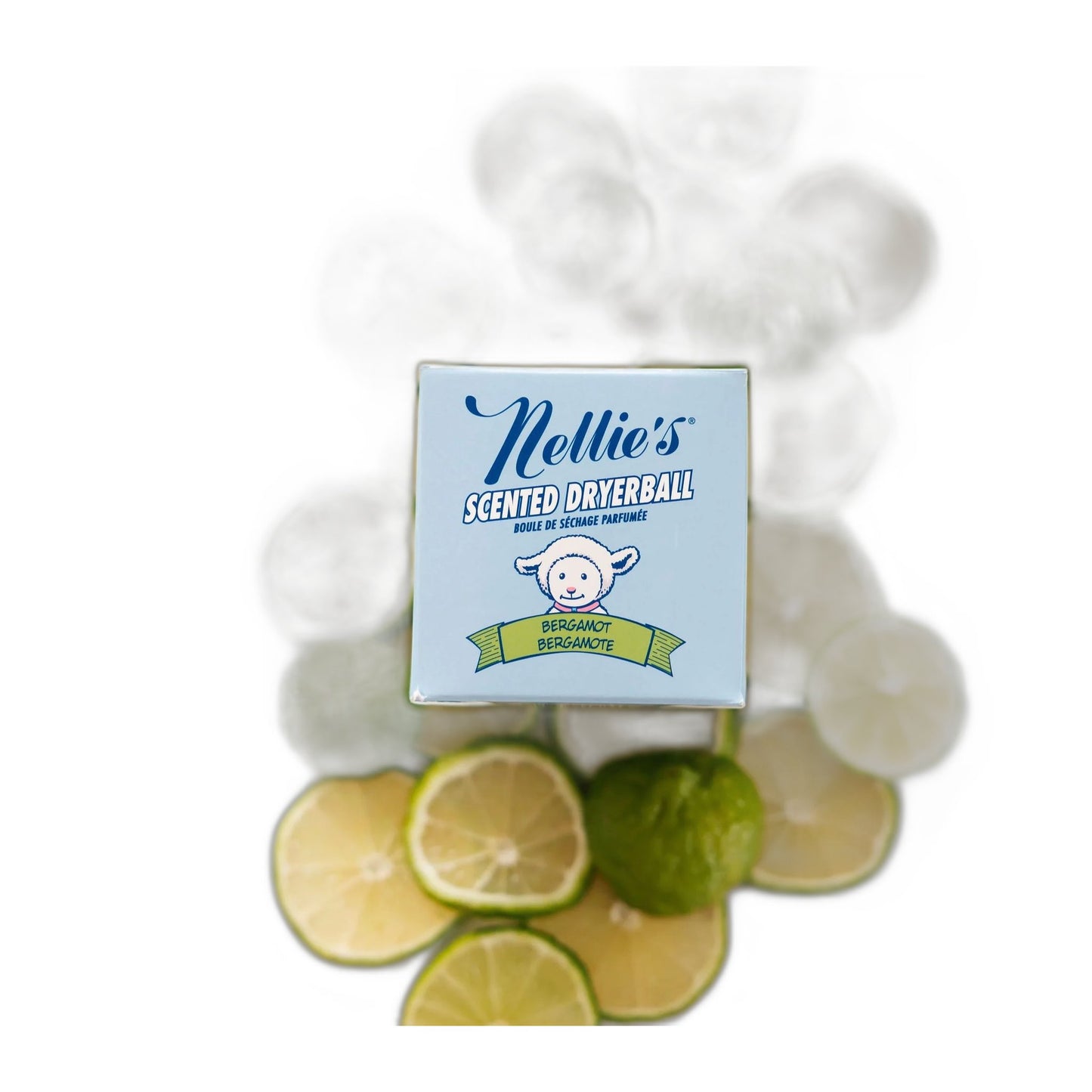 Nellie's Scented Wool Dryerball, Lemongrass