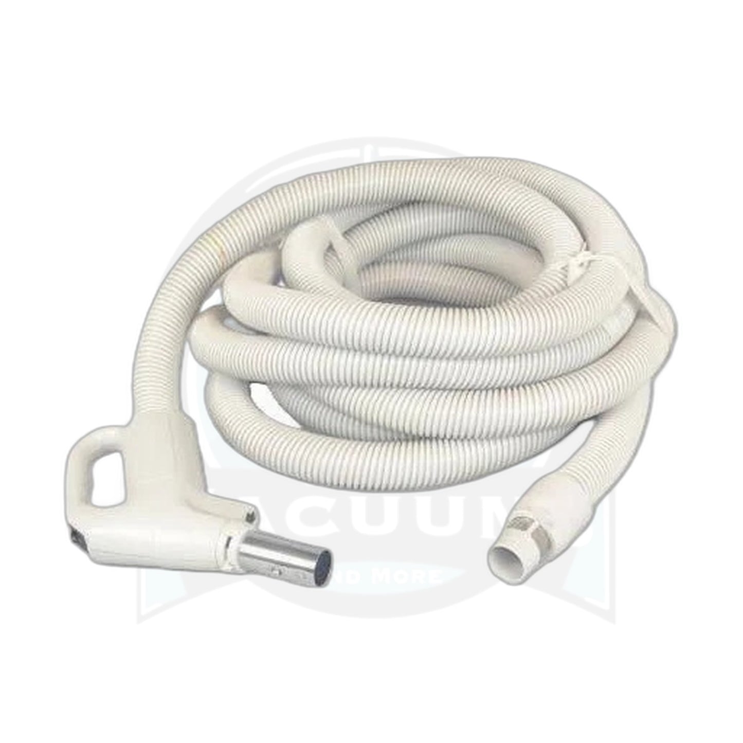 35 ft x 1-3/8 in Low-Voltage Gas-Pump Central Vacuum Hose, Light Grey