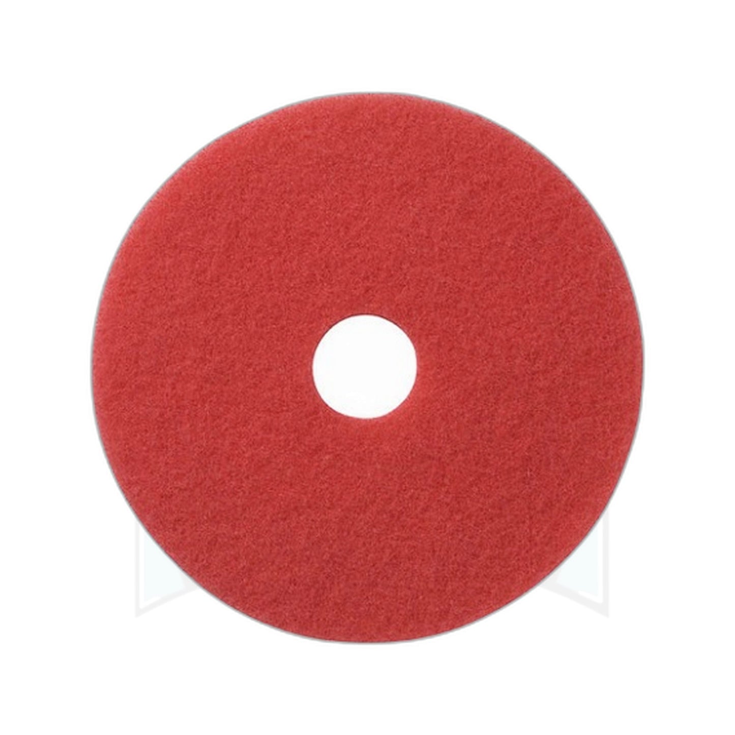 20" Red Buffing Floor Pads - Case of 5 for Rotary Buffers