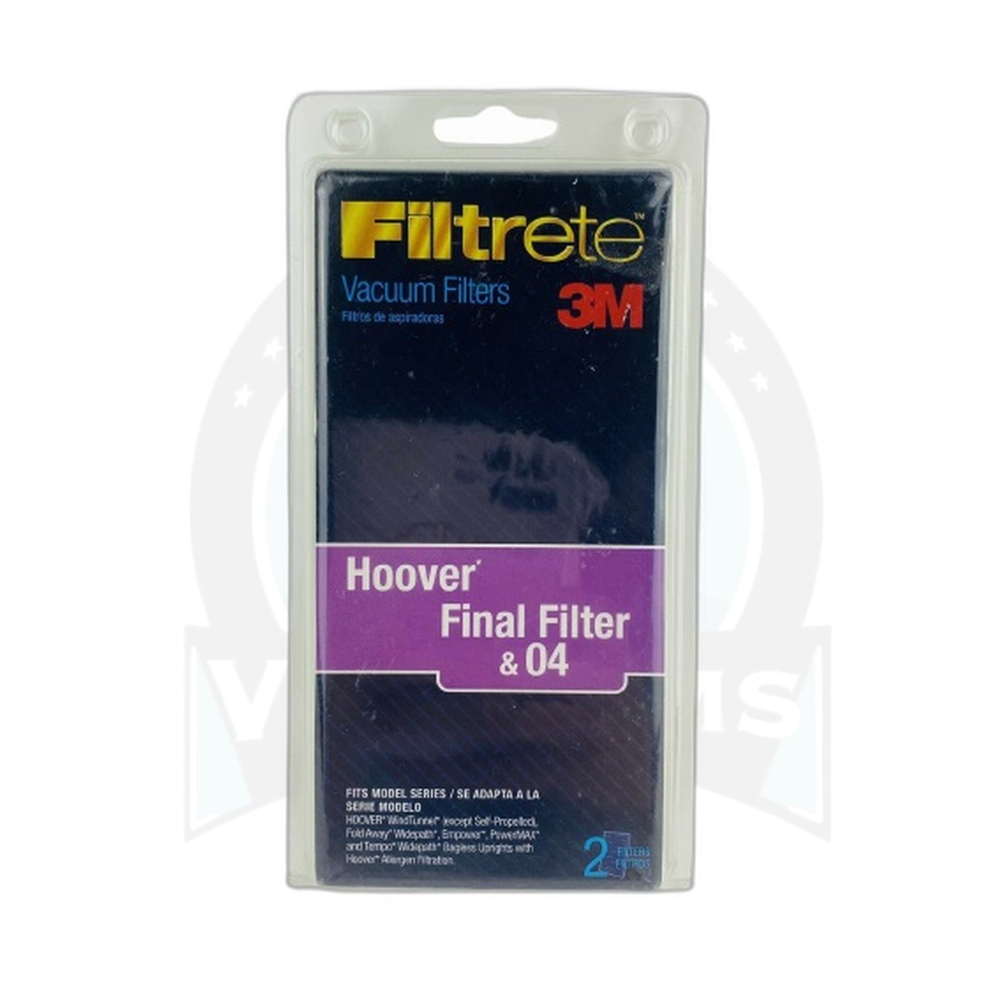 Hoover WindTunnel Final Filter 2-Pack, 3M Filtrete (40110004)